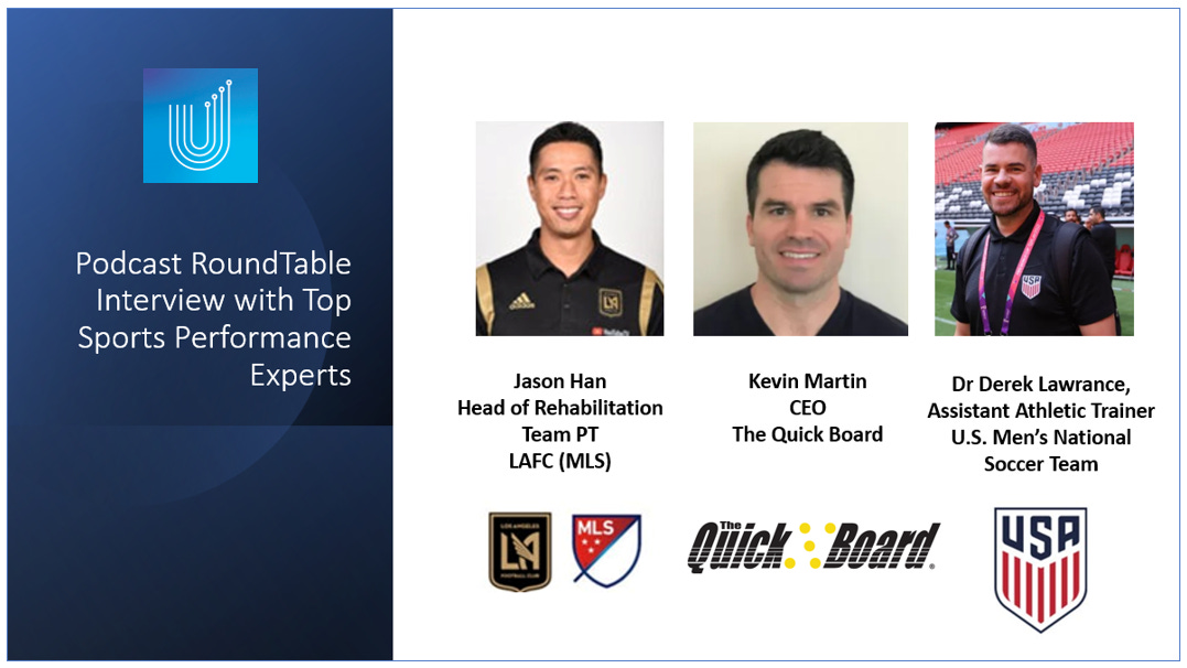 🔥Upside Chat with Dr Derek Lawrance (USMNT), Jason Han (LAFC/MLS), Kevin Martin (The Quick Board) on Athletes' Steps to Return to Play & Mental Aspect. 