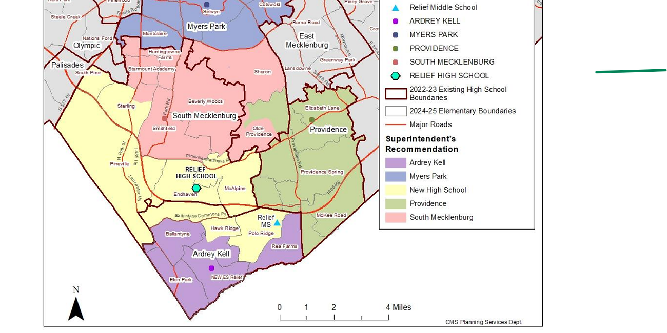 BREAKING: CMS releases final proposed south Charlotte boundary maps