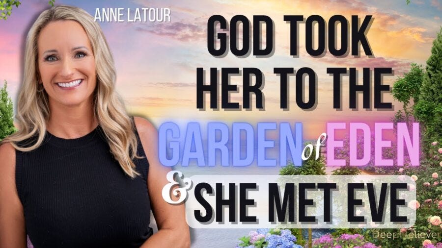 Wacky Pastrix Says God Teleported Her to the Garden of Eden Where She Spoke with Eve