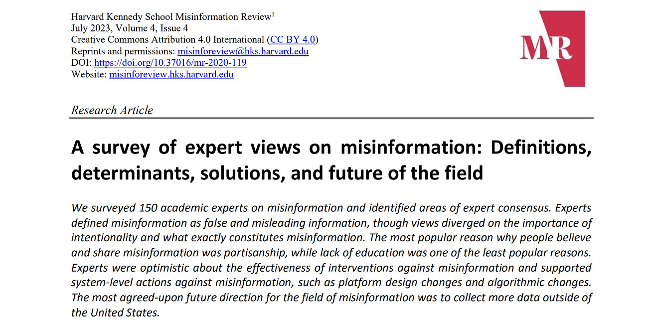 Are the Judges of “Misinformation” Politically Neutral?