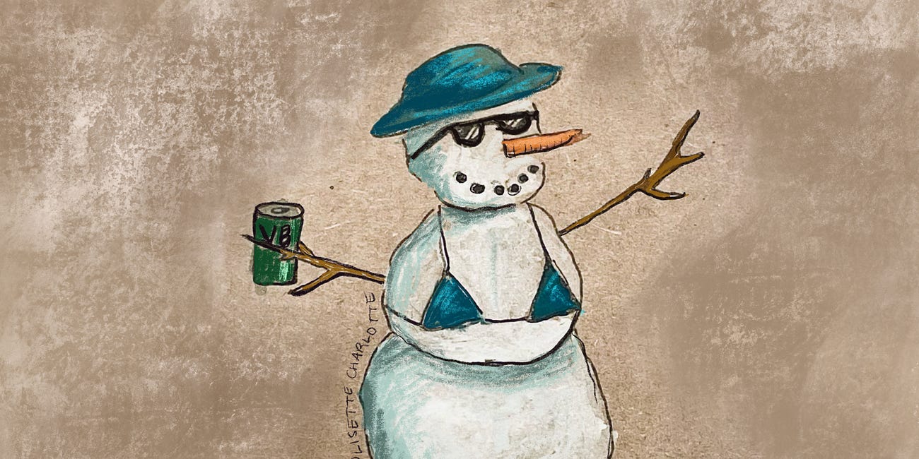 Australian Christmas versus tropical French Christmas