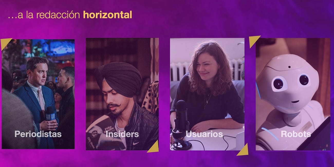 Redacción horizontal: el modelo de los nuevos medios basados en creadores