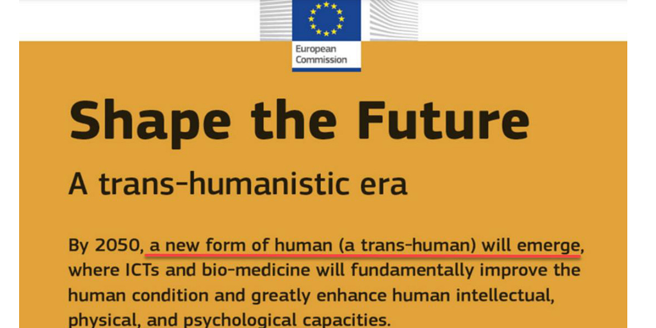 "Shape The Future" European Commission Transhumanistic Plan Presentation - Its Happening NOW
