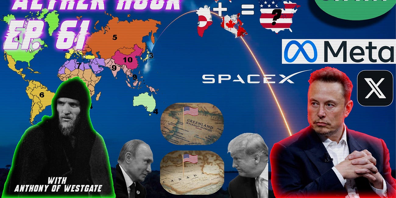 USA Expanding, Elon Musk's Takeover, Trump's Globalism, Antichrist, & MORE w/ Anthony of Westgate! Aether Hour Ep. 62