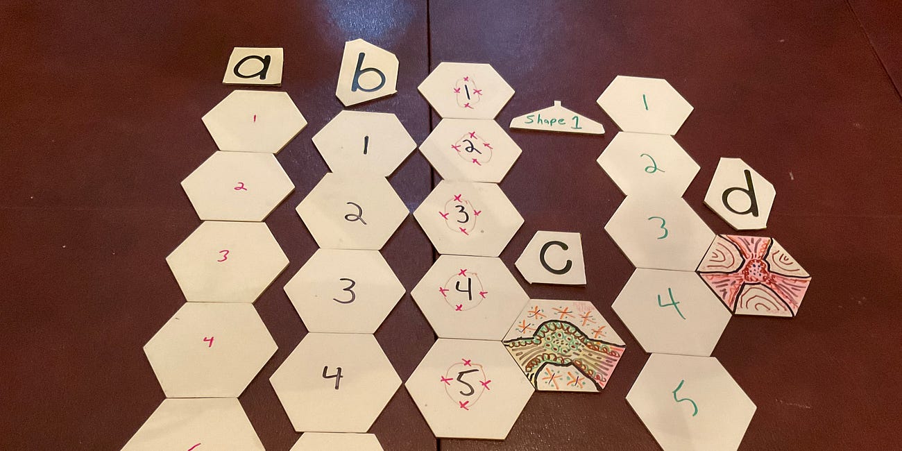 The Hexagon Puzzle - Six Tiles