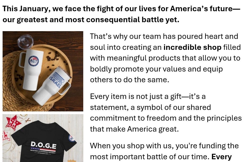 Shop Act for America Gifts Now!