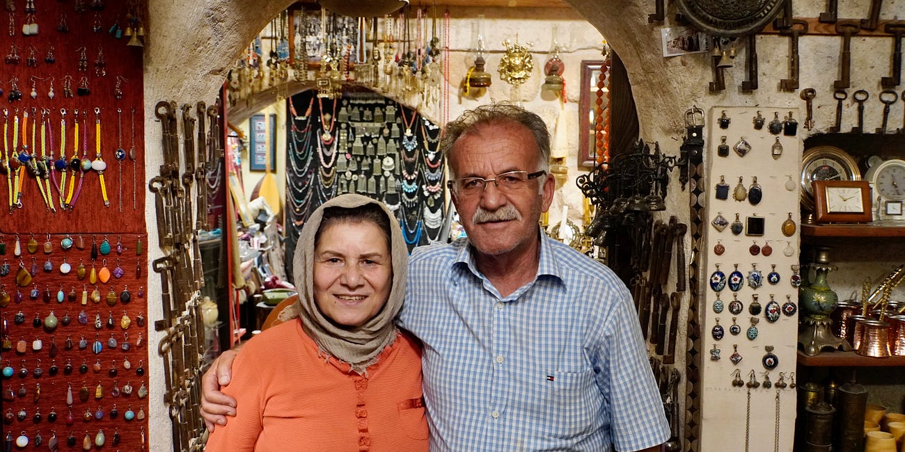 Unforgettable Moments with Turkish Grandparents in Uçhisar 