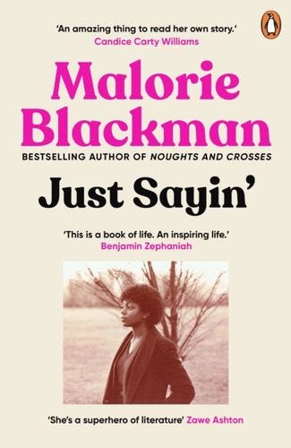 Just Sayin' by Malorie Blackman - Thoughts