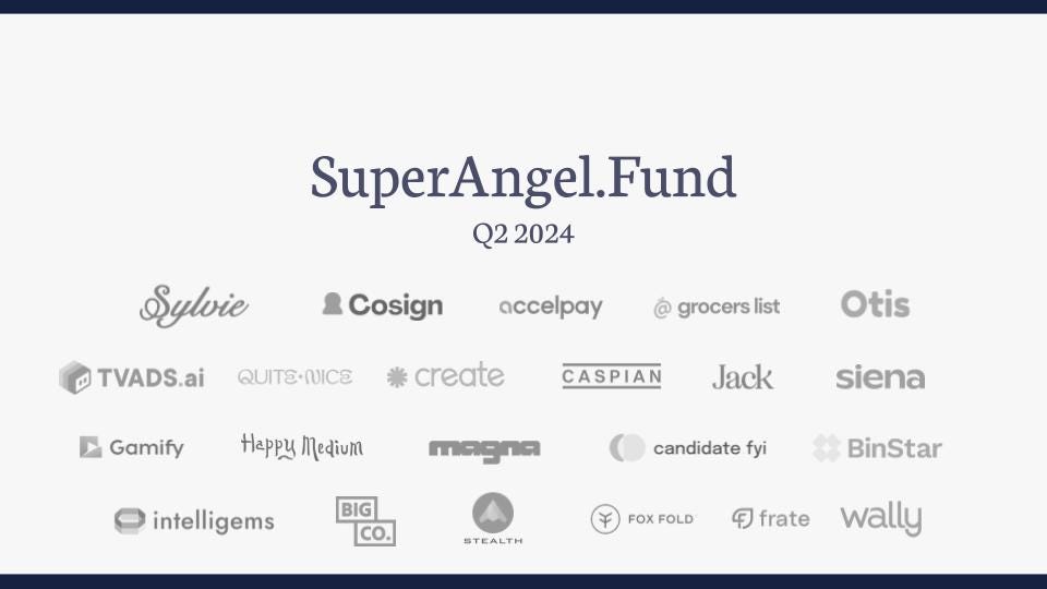 SuperAngel.Fund x Q2 2024 Recap 🔥