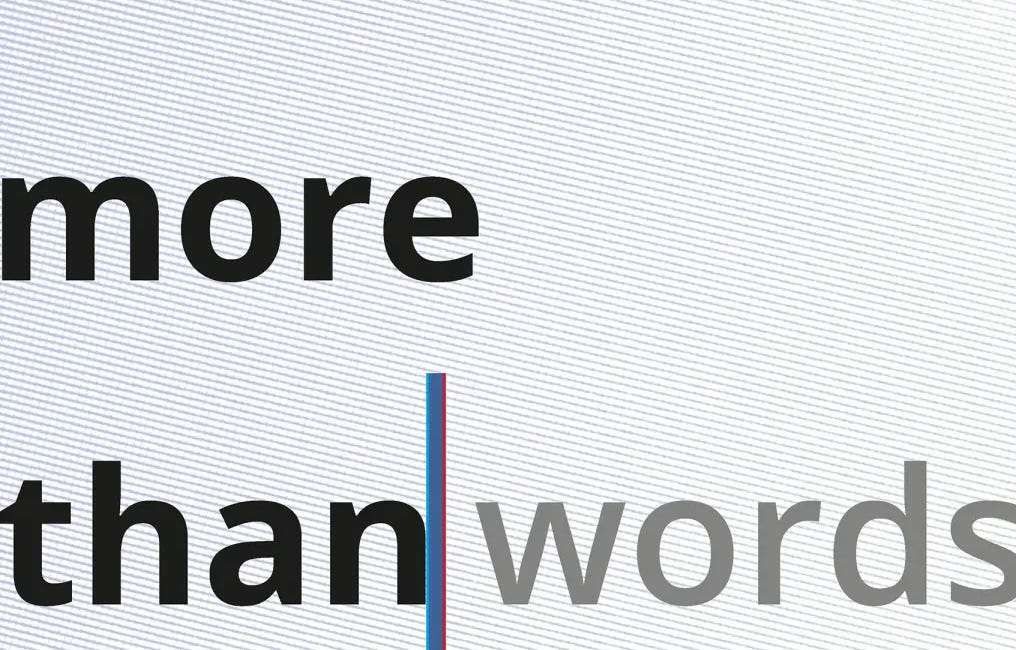 Release Day for More Than Words