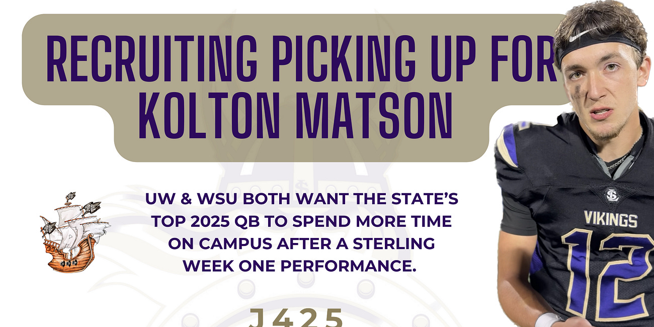 Recruiting Picking up for Lake Stevens QB Kolton Matson
