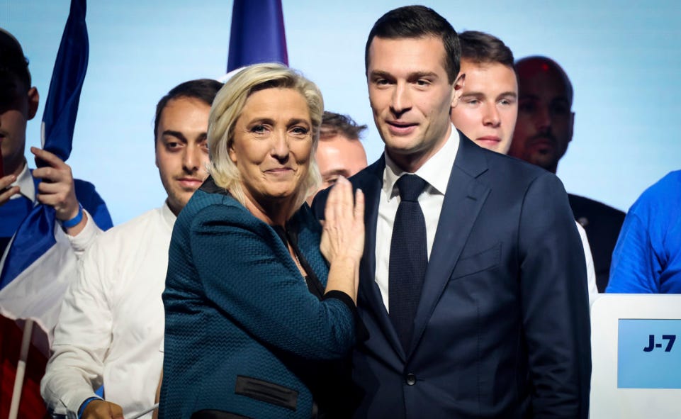 [ #UseYourVote ] As Macron Committed Recognize Palestine 'at Best Timing', What About [New] His Nemesis, 28-Year-Old Jordan Bardella [*We Obtained Leak Docs Israel's Exit Strategy]
