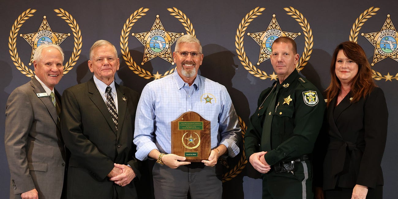 Sheriff Rick Wells Recognized with Lifetime Honorary Member Award by Florida Sheriffs Youth Ranches