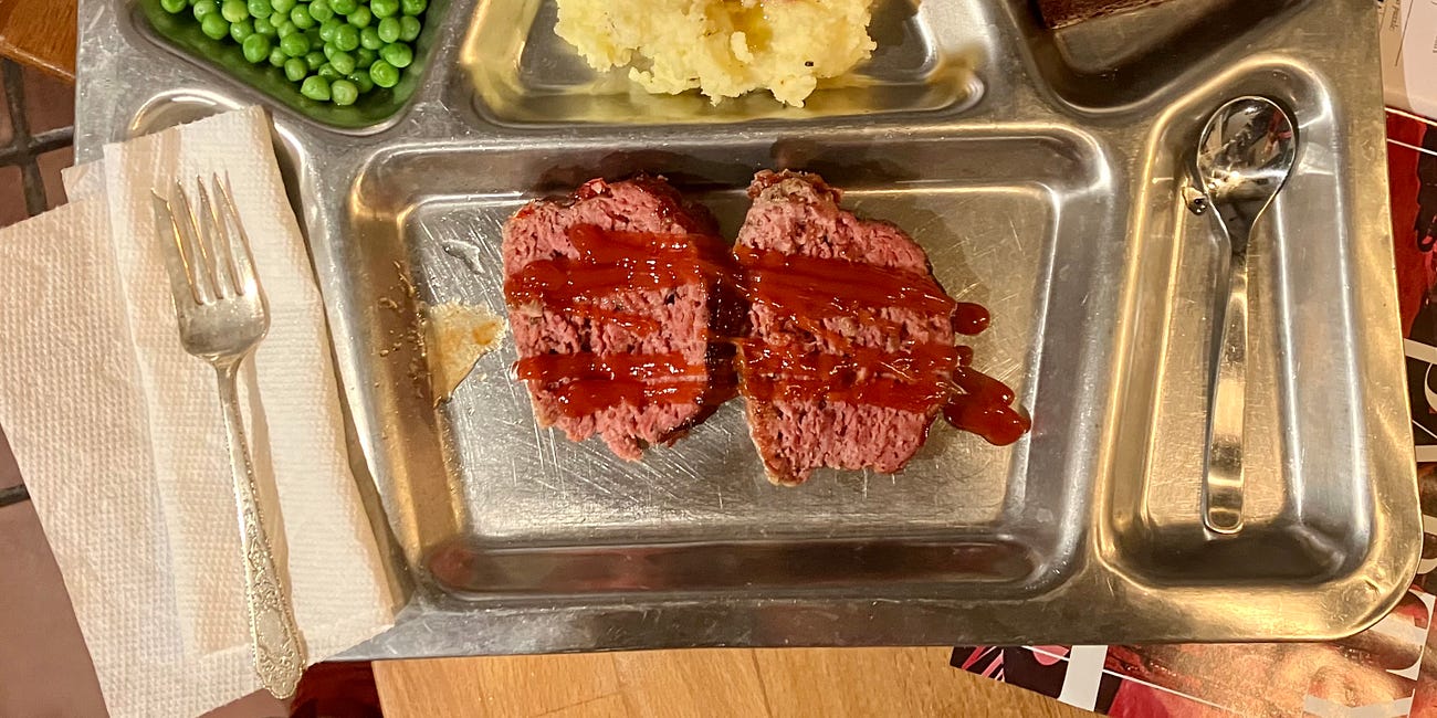 Meatloaf in a Mess Tray