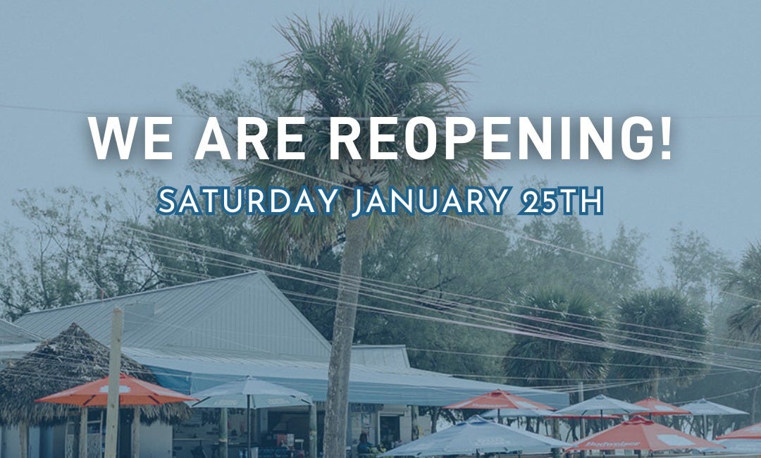 Coquina Beach Cafe Set to Reopen This Saturday After Fall Hurricanes