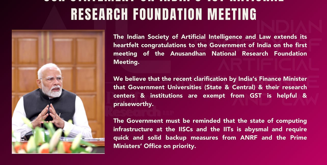 Our Statement on India’s 1st National Research Foundation Meeting