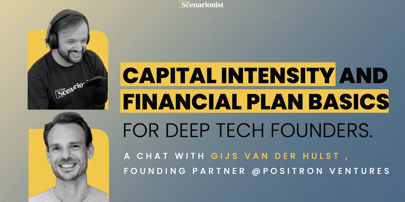 Capital Intensity and Financial Plan Basics for Deep Tech Founders | Deep Tech Catalyst