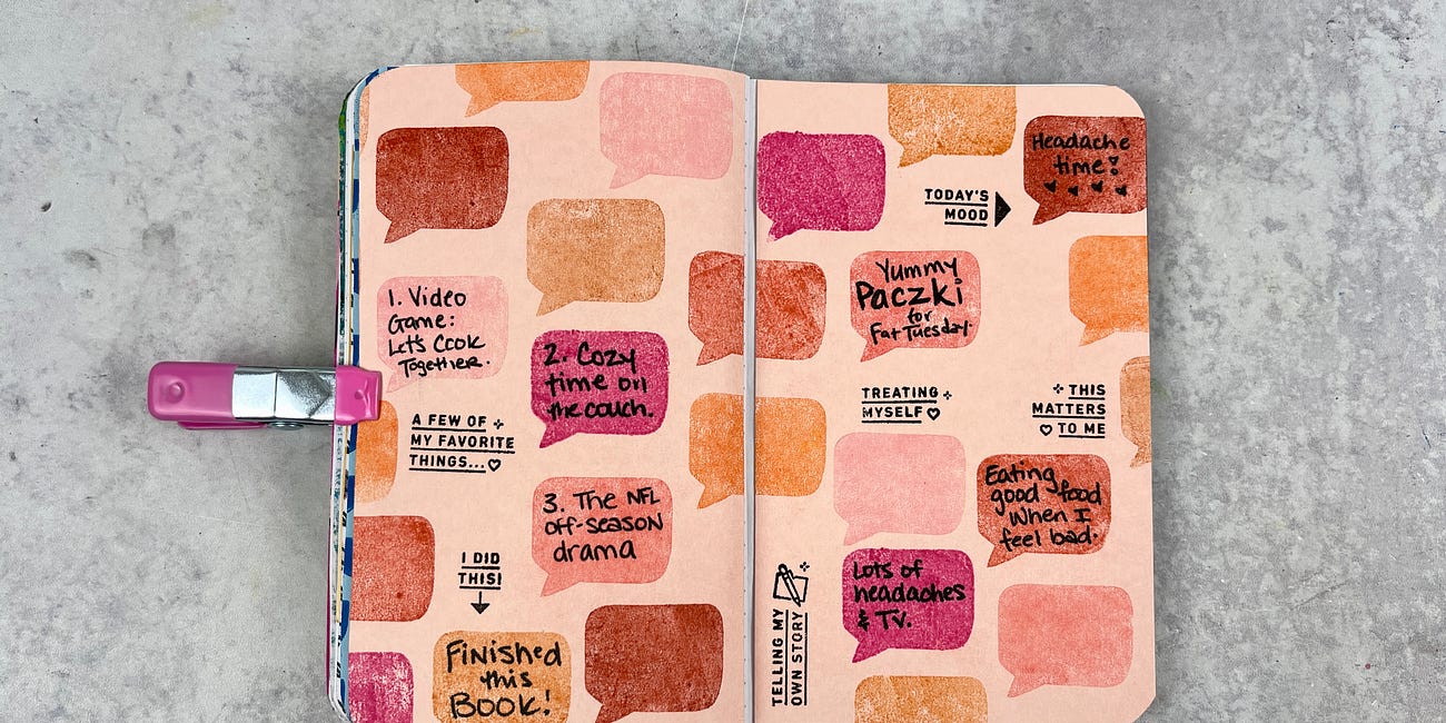 Daily Pages 02/13/24: Creating Space to Journal