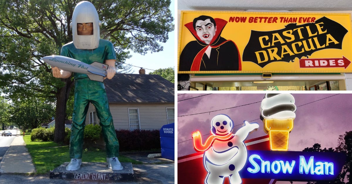 Gemini Giant, astronaut icon of Route 66, is up for auction, likely to leave his longtime orbit 