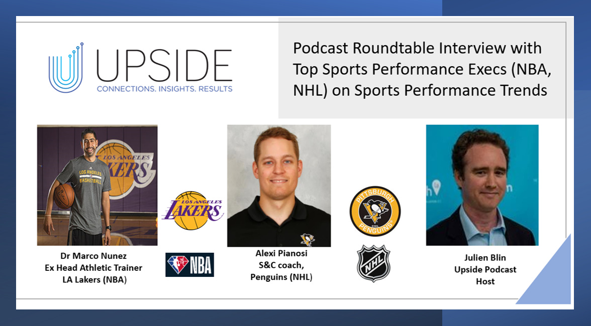 🔥Upside Chat with Alexi Pianosi (Penguins/NHL) and Dr Marco Nunez (Ex LA Lakers/NBA) on AI Tools to Prevent Injuries, Shockwave Therapy, and More. 