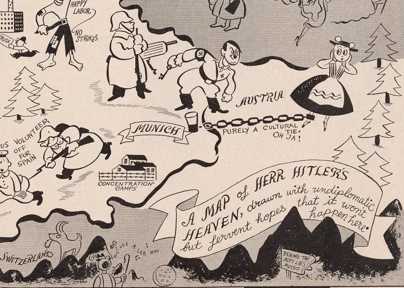 A Map of Herr Hitler's Heaven (1938)