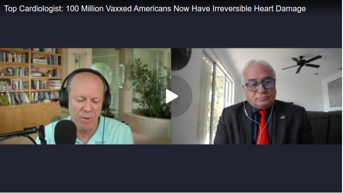 Leading Cardiologist: 100 Million Vaccinated Americans May Have IRREVERSIBLE Heart Damage