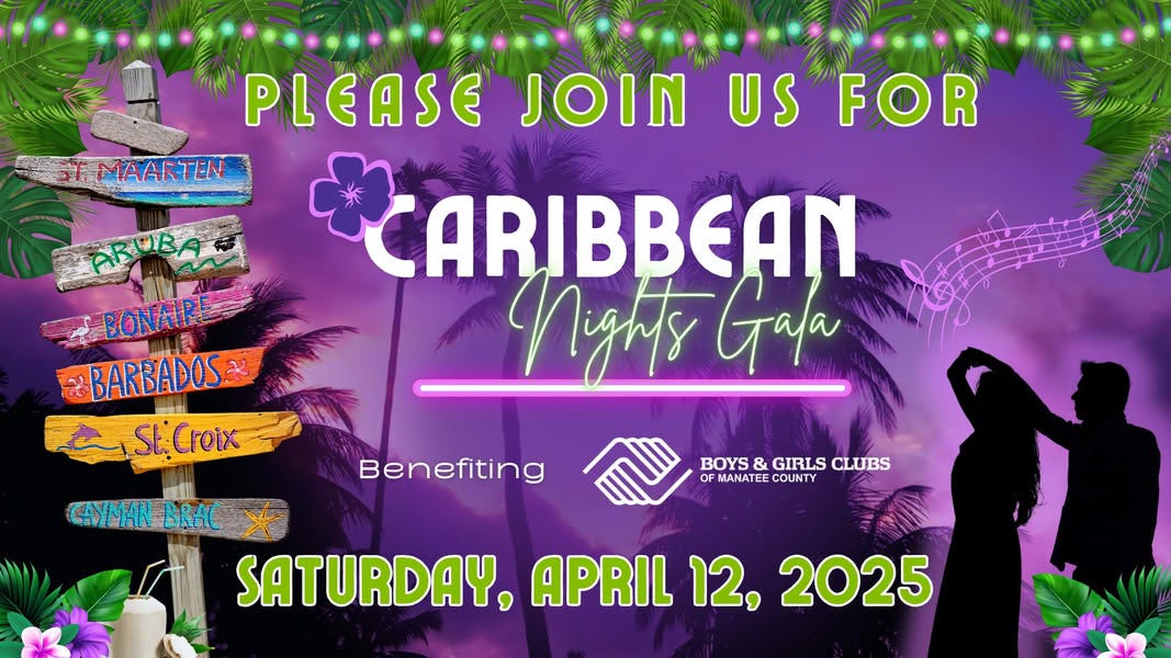 Caribbean Nights Gala Will Transform Bradenton into a Tropical Paradise for Community Youth