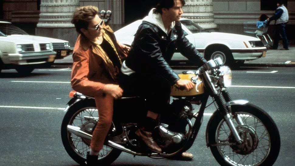 When Keanu Rode His Norton From Canada To Florida To Deliver A Script