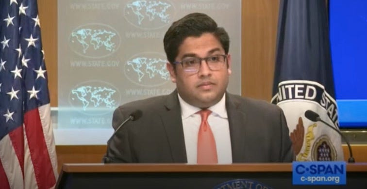 VIDEO: Questioning State Dept which Refuses to Acknowledge Israel's Nuclear Weapons and Expulsions