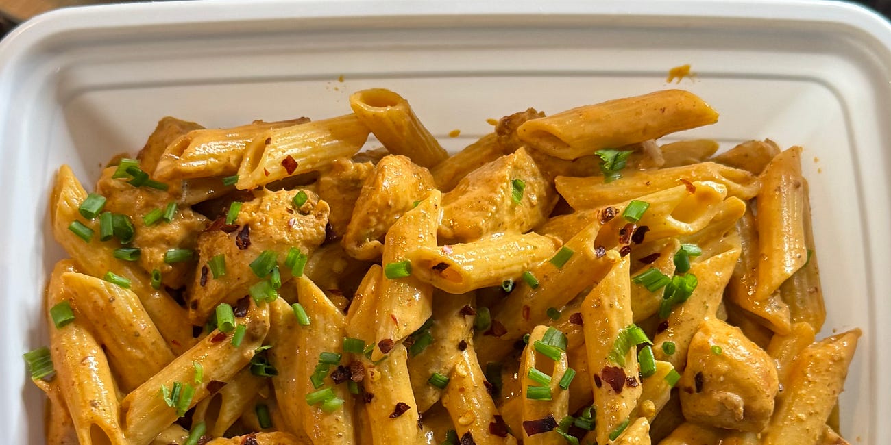 Creamy Chipotle Chicken Pasta Meal Prep: High Protein, Full of Flavor