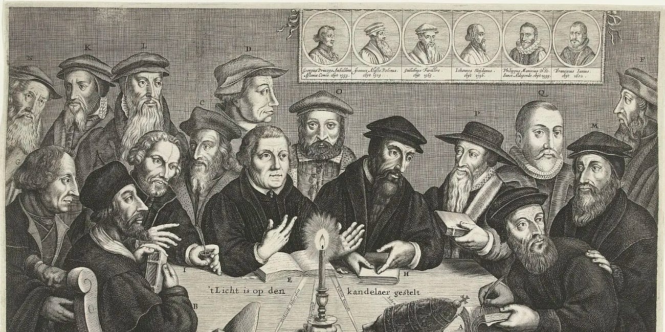 The unyielding Luther and Calvin