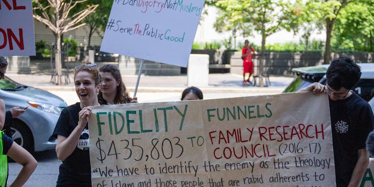 Fidelity Charitable Bows to Radical Leftist Pressure