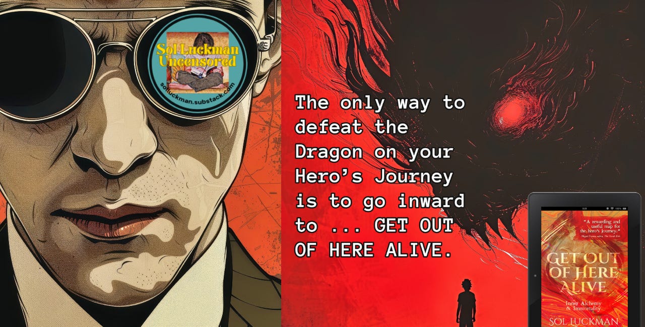 🌊 The Hero’s Journey past the Dragon, through the Shadow & into the Dark Sea of Awareness