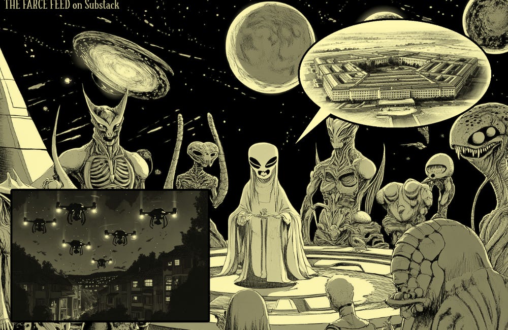 Aliens Deny Drone Involvement, Claim "Just Another Pentagon Black Op"