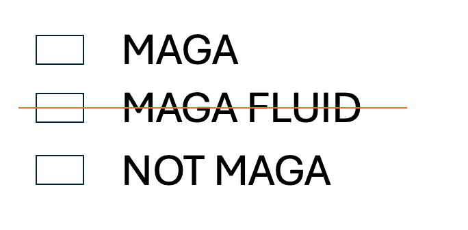 The "MAGA Fluid" can't avoid choosing a binary civic gender 