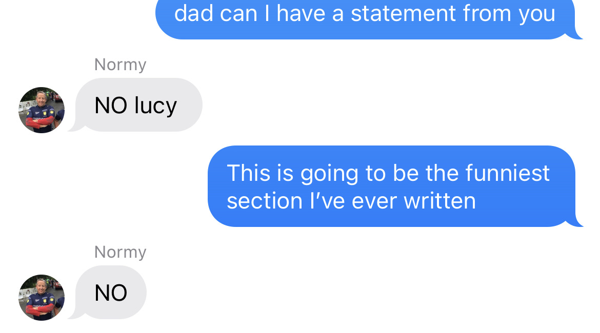 My dad fucked up