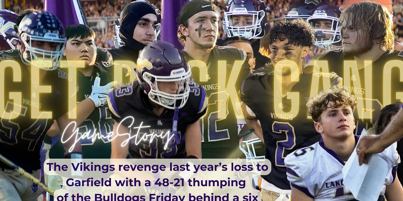 VIKINGS BEAT GARFIELD 48-21 IN SEASON OPENER