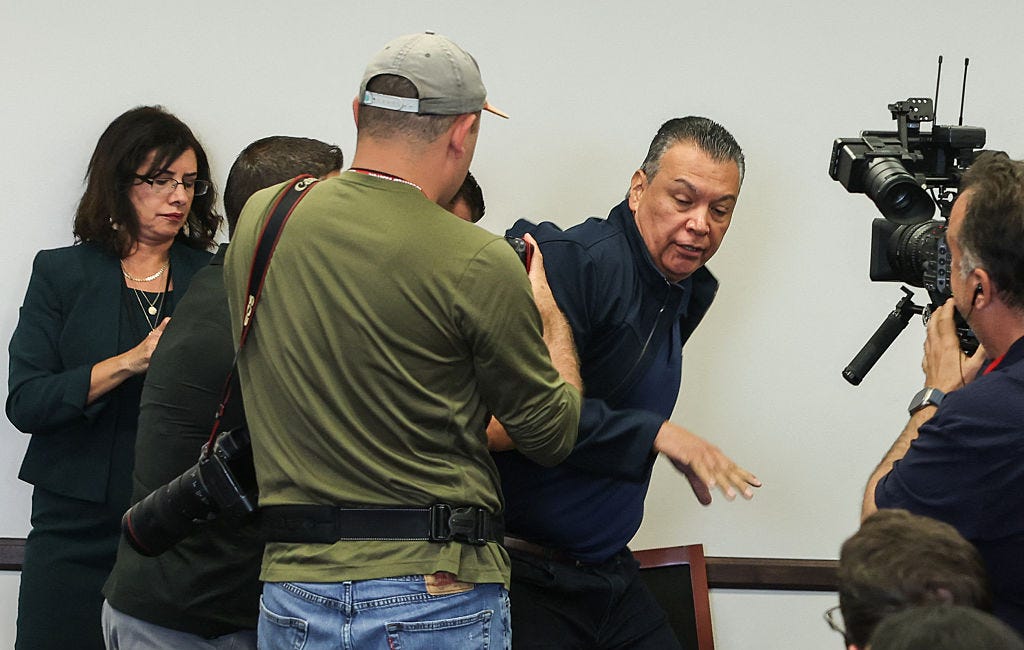 A senator's warning before his arrest