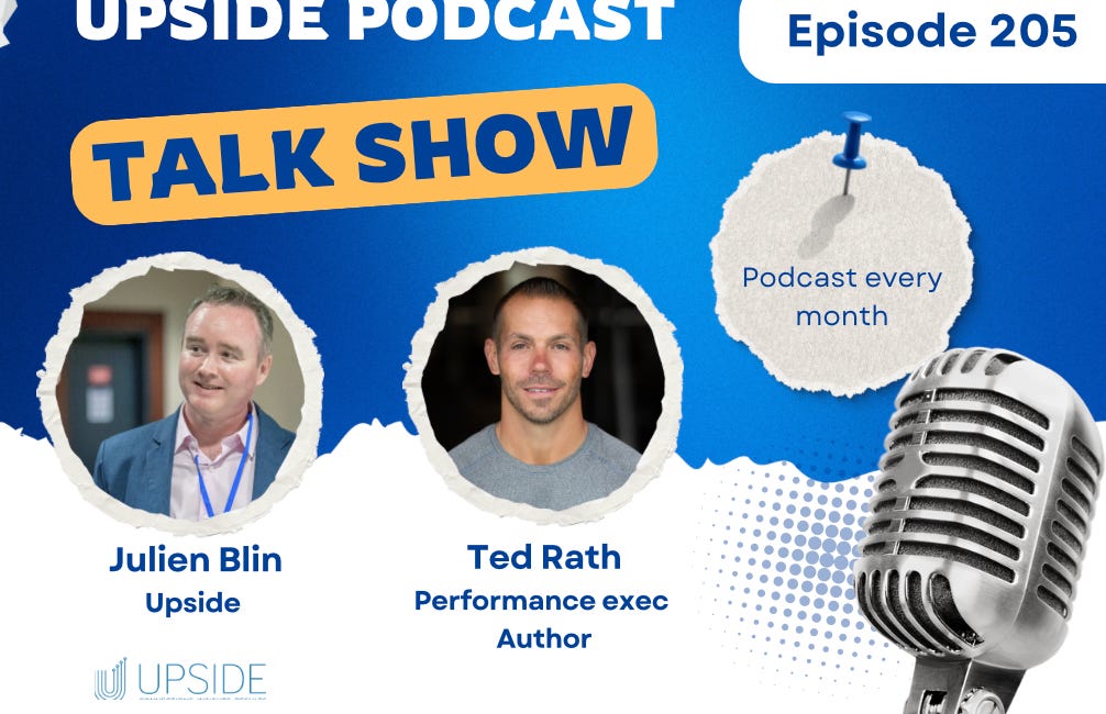 🎙️ Upside Chat with Ted Rath A Long Time Performance Executive in the NFL & Author 