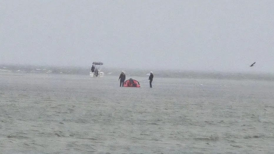 Stranded Boater Rescued After 15 Hours on Sandbar by First Responders