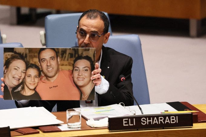 'Where was the UN?' asks freed Israeli captive. Its staff were busy being killed