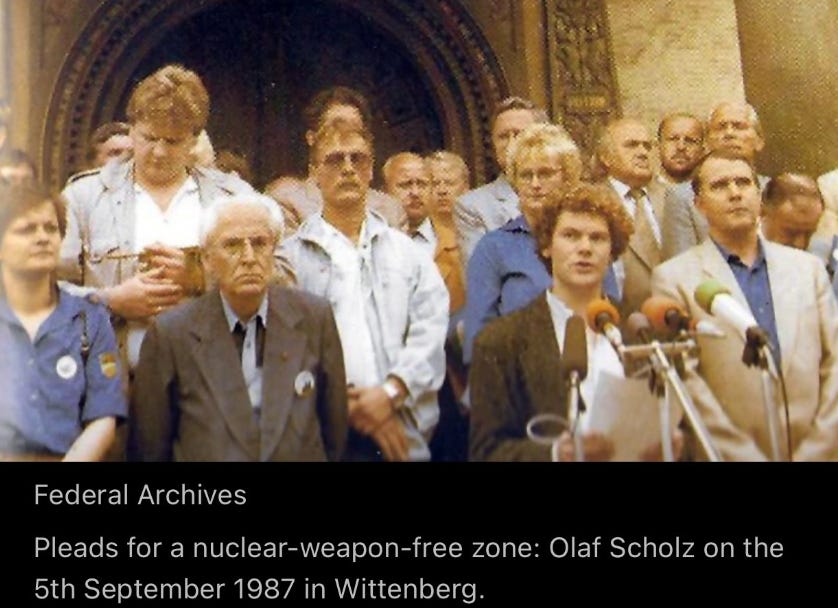 Scholz's Trauma about Nuclear