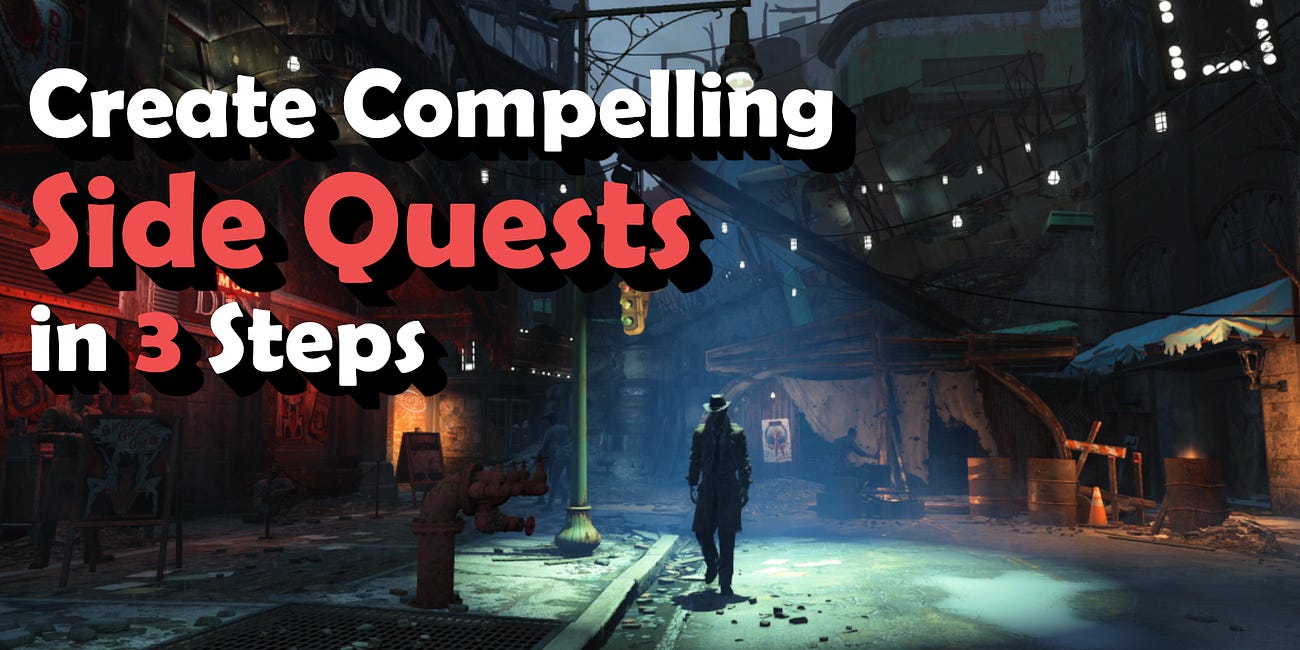 How to Design Compelling Side Quests in 3 Steps
