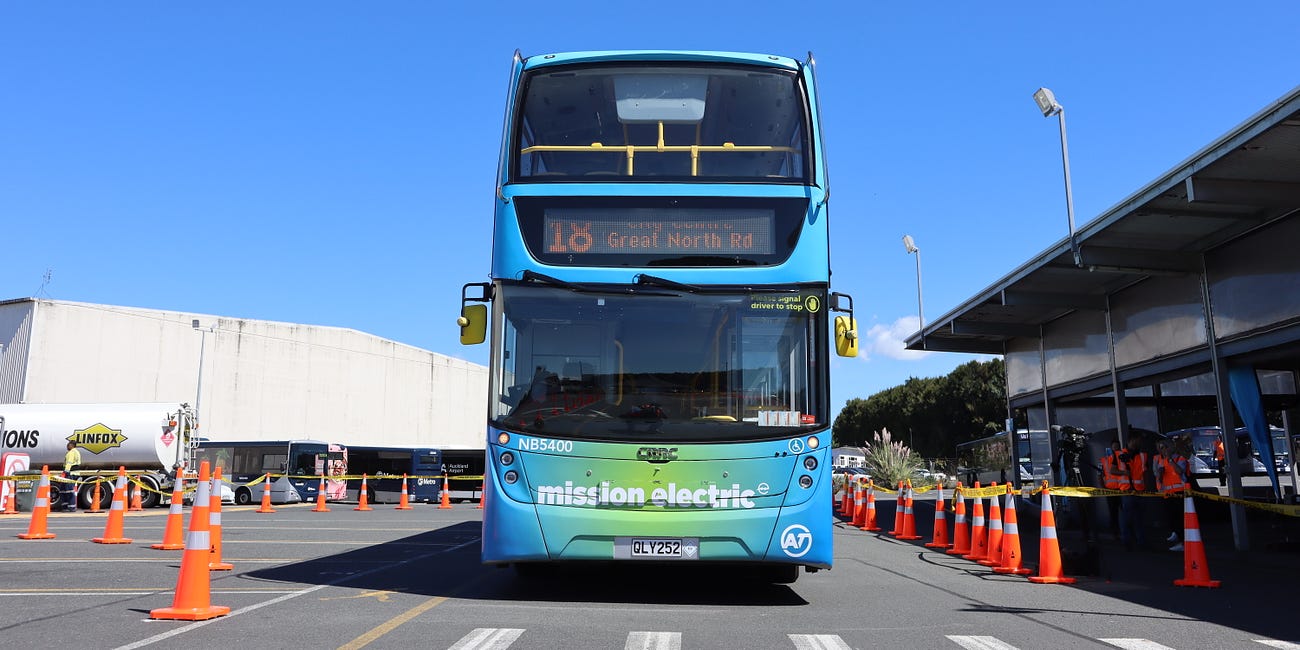 GALLERY | Auckland’s first electric double decker bus