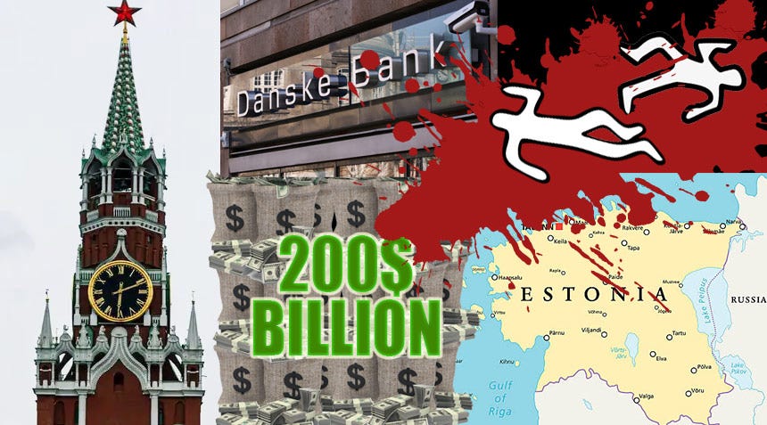 Кто помогал путину? Эстония: $200 миллиардов выведено из России через Danske Bank 