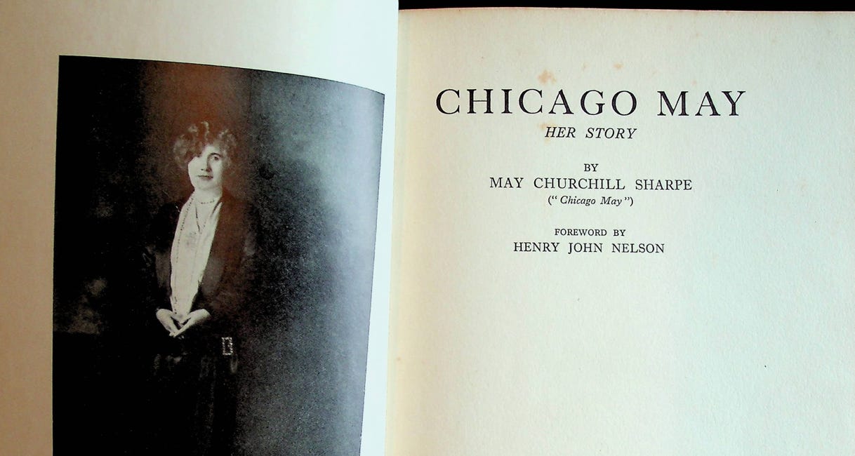 Book review of Chicago May's Story💸🚓❤️‍🩹🏥🪦