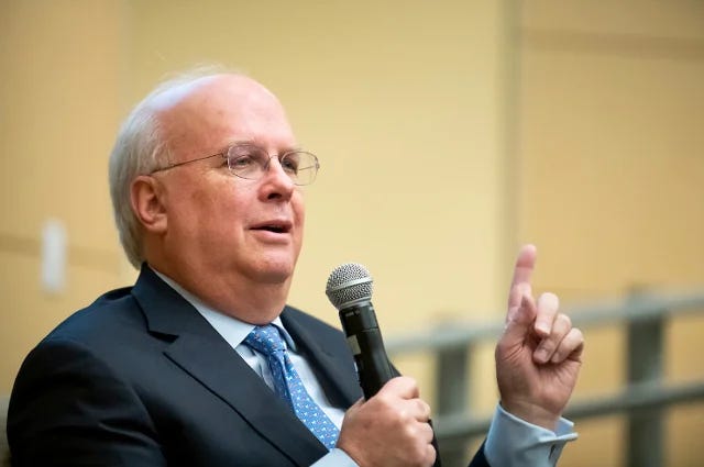 Karl Rove Praises NeverTrumper, Calls Normal People "Lunatics"