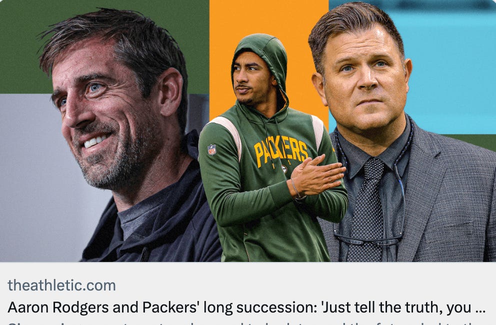 Aaron Rodgers and The Hill of Austerity