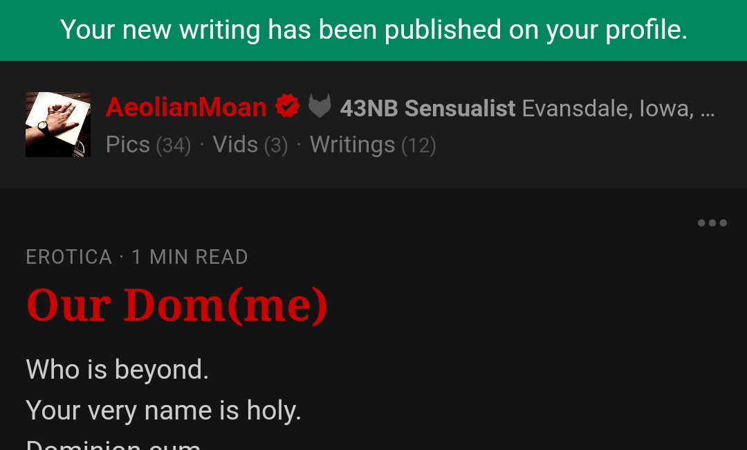 Our Dom(me)