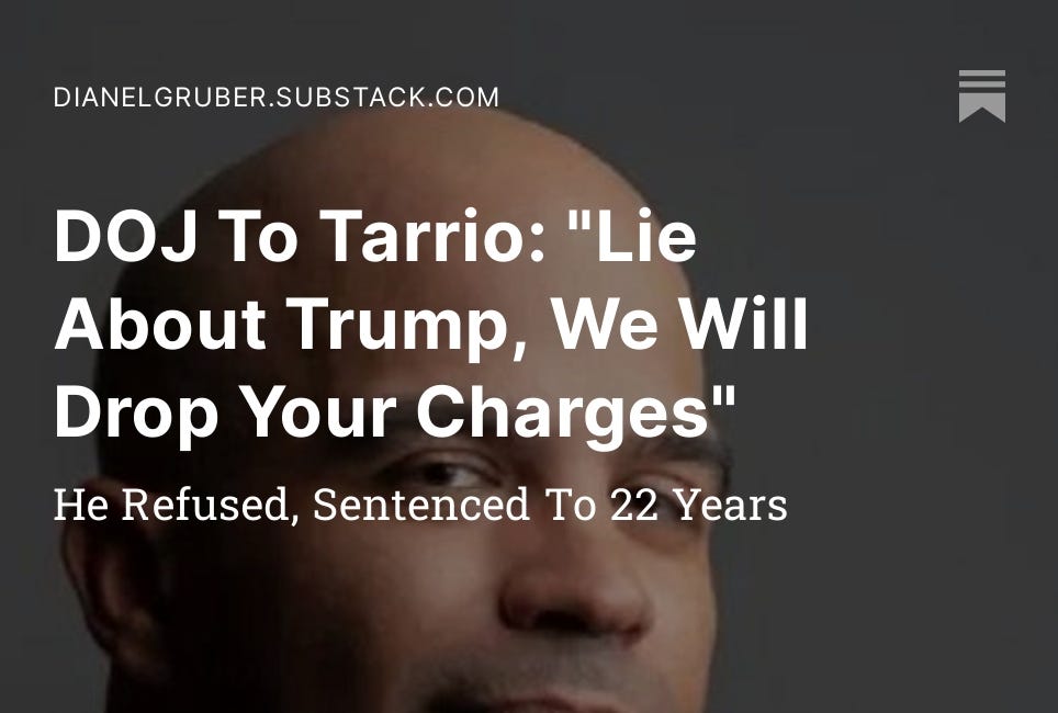 DOJ To Tarrio: "Lie About Trump, We Will Drop Your Charges" 